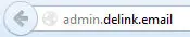 Aufruf von mail.naymspace-systems.de/admin im Webbrowser